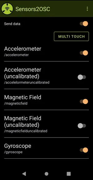 Sensors2OSC